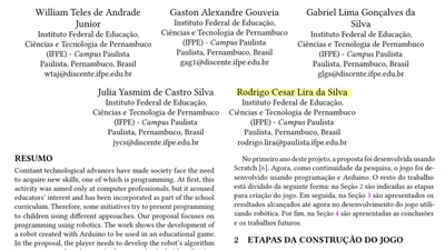 Publicação no Computer on the Beach (COTB 2020) featured image