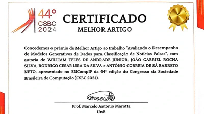 Artigo escrito por aluno do IFPE recebe o prêmio de melhor artigo no Encontro Nacional de Computação dos Institutos Federais featured image